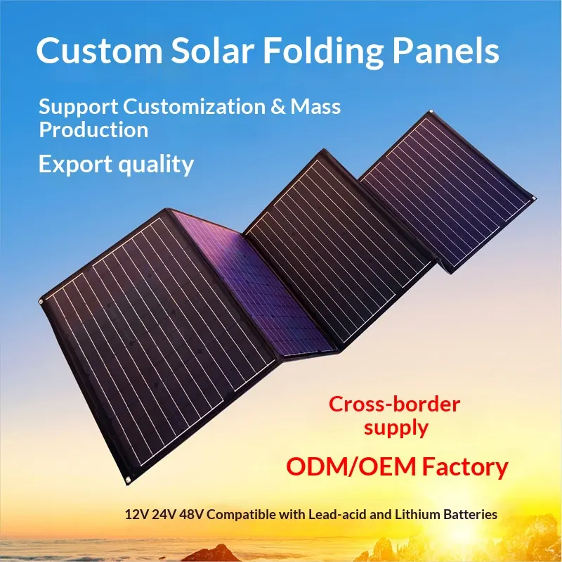High-efficiency Monocrystalline Solar Panel Charging Photovoltaic System Outdoor Power
