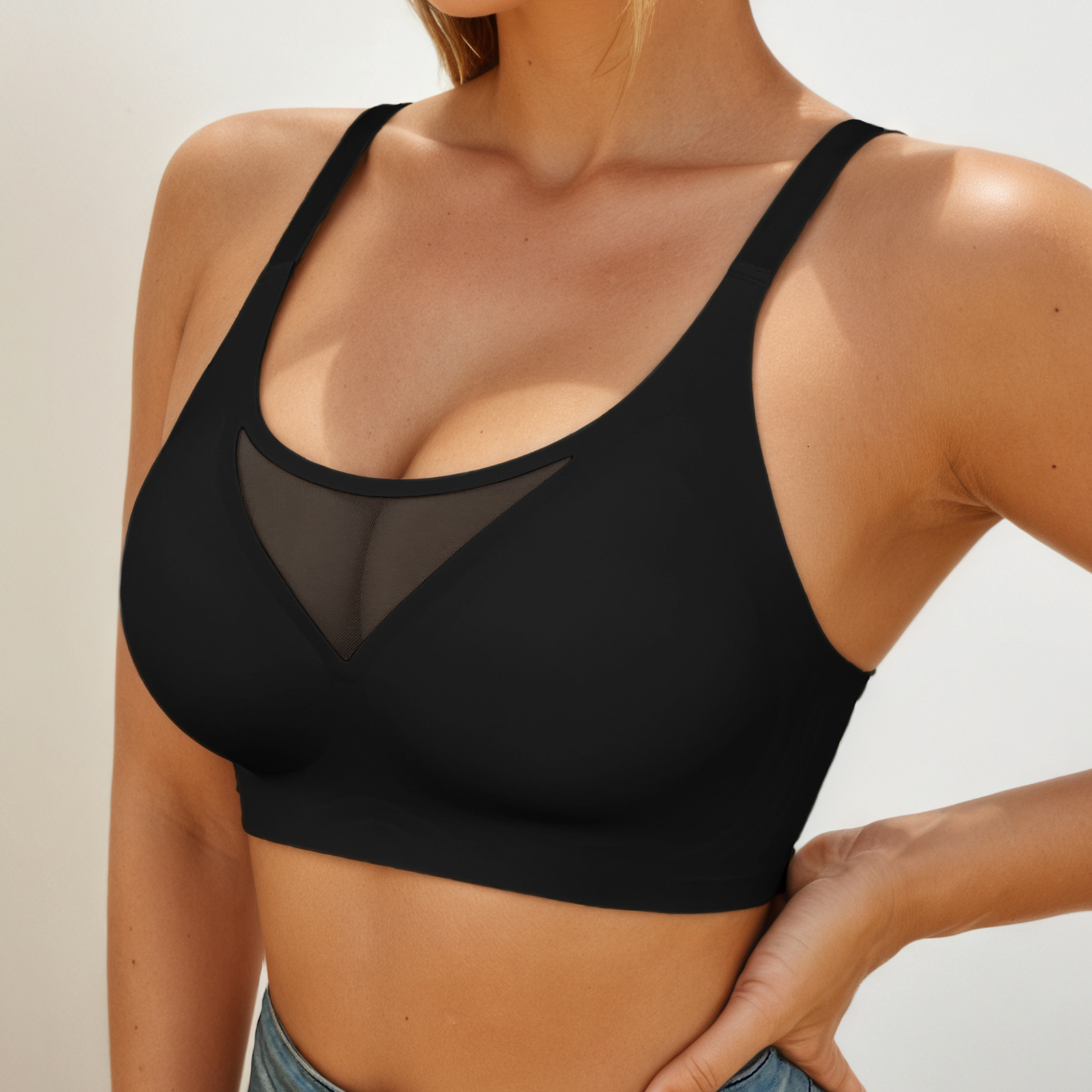 Breathable Mesh Bra