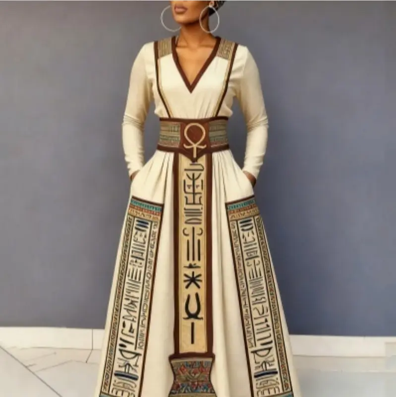 Stylish And Elegant Maxi Dress With A Flared Hem For Women