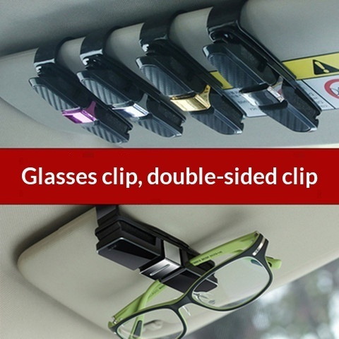 Multifunctional Car-mounted Glasses Clip Holder