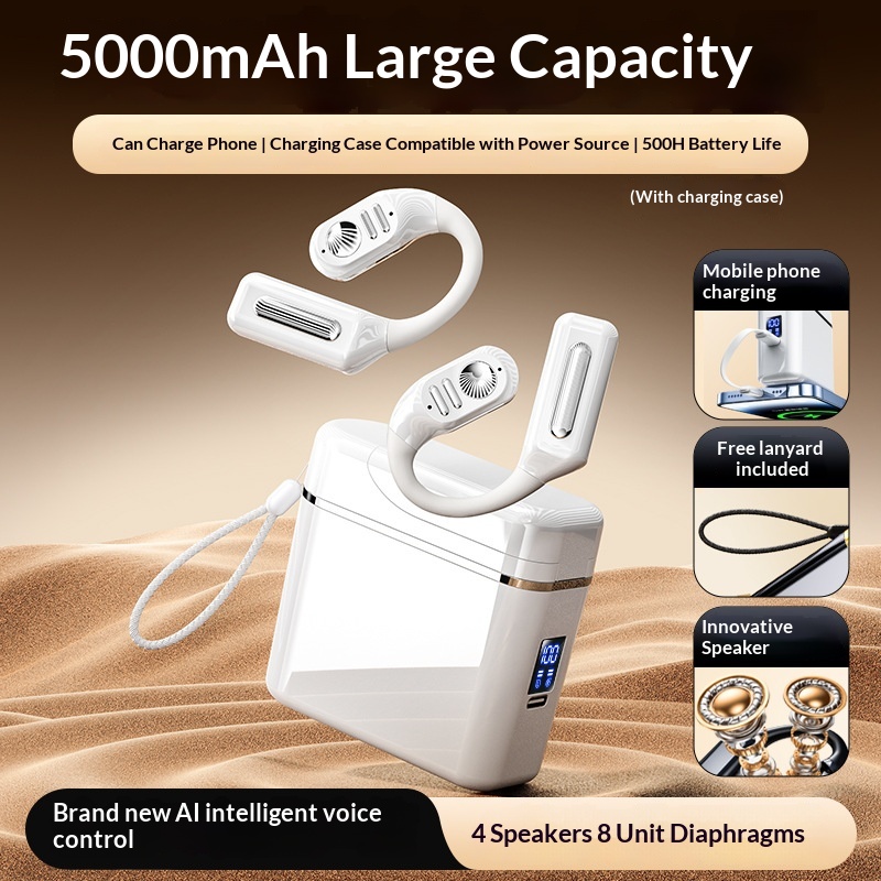 High-quality High-capacity Wireless Bluetooth Earbuds That Double As A Power Bank