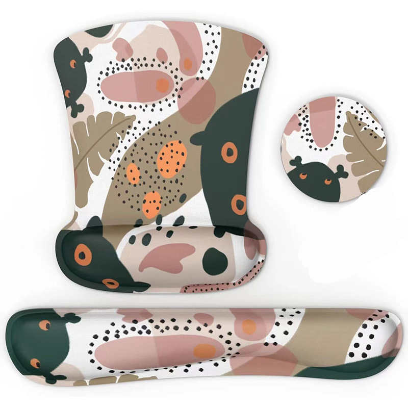 Tapis de souris avec repose-poignet en mousse — Confort optimal - image 2