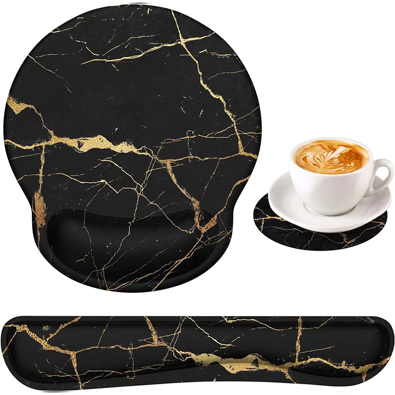 Tapis de souris avec repose-poignet en mousse — Confort optimal - image 5