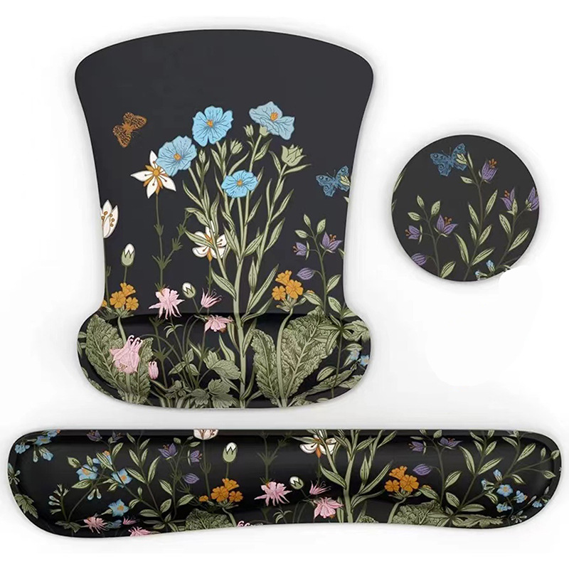 Tapis de souris avec repose-poignet en mousse — Confort optimal - image 4