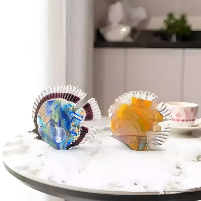 Glass Fish Ornament for the Living Room or Entryway
