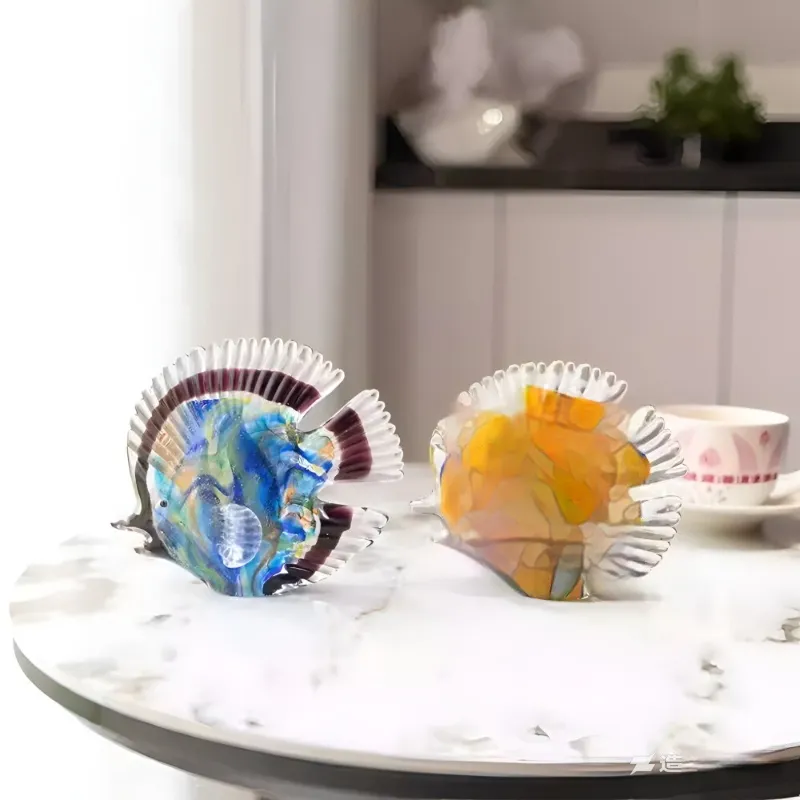 Glass Fish Ornament For The Living Room