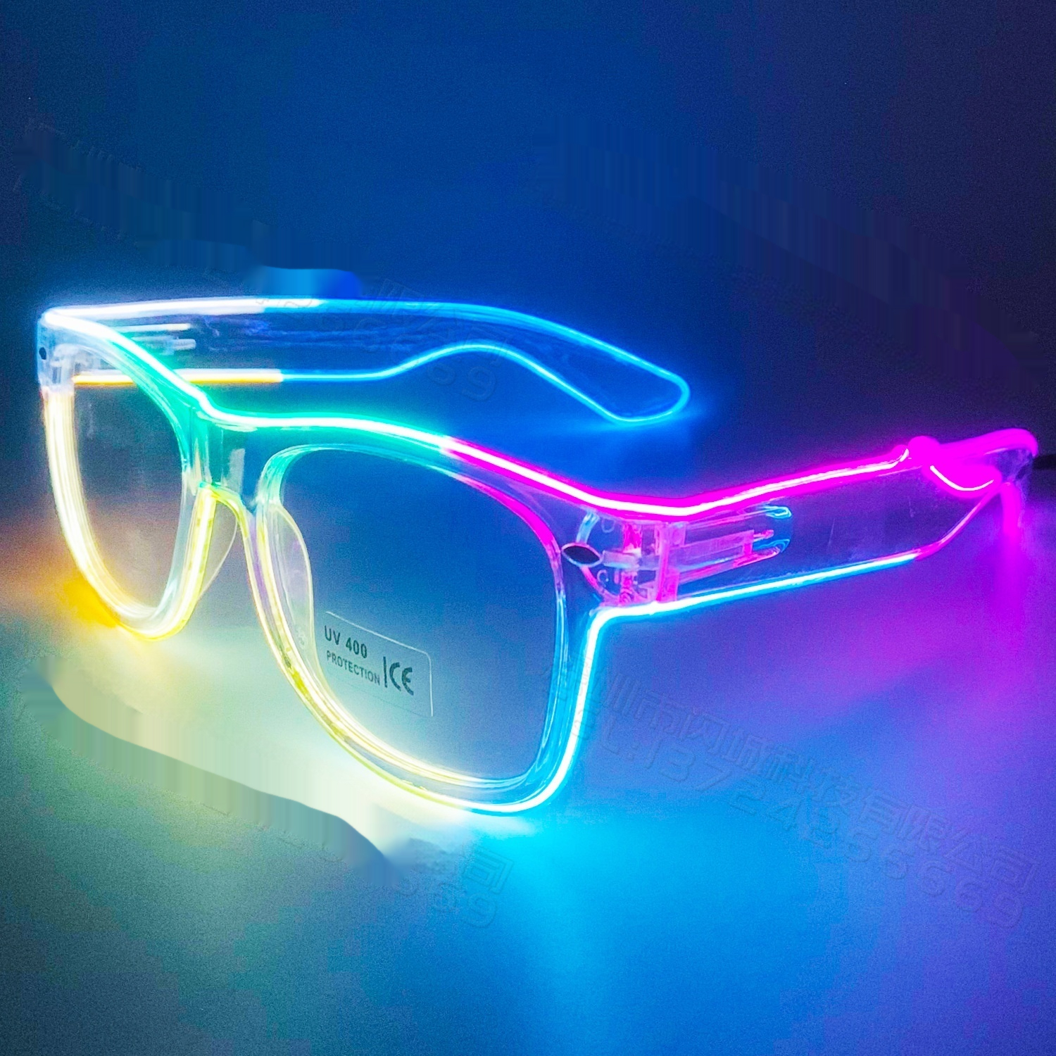 7-color LED Luminous Glasses And Cold Light Props