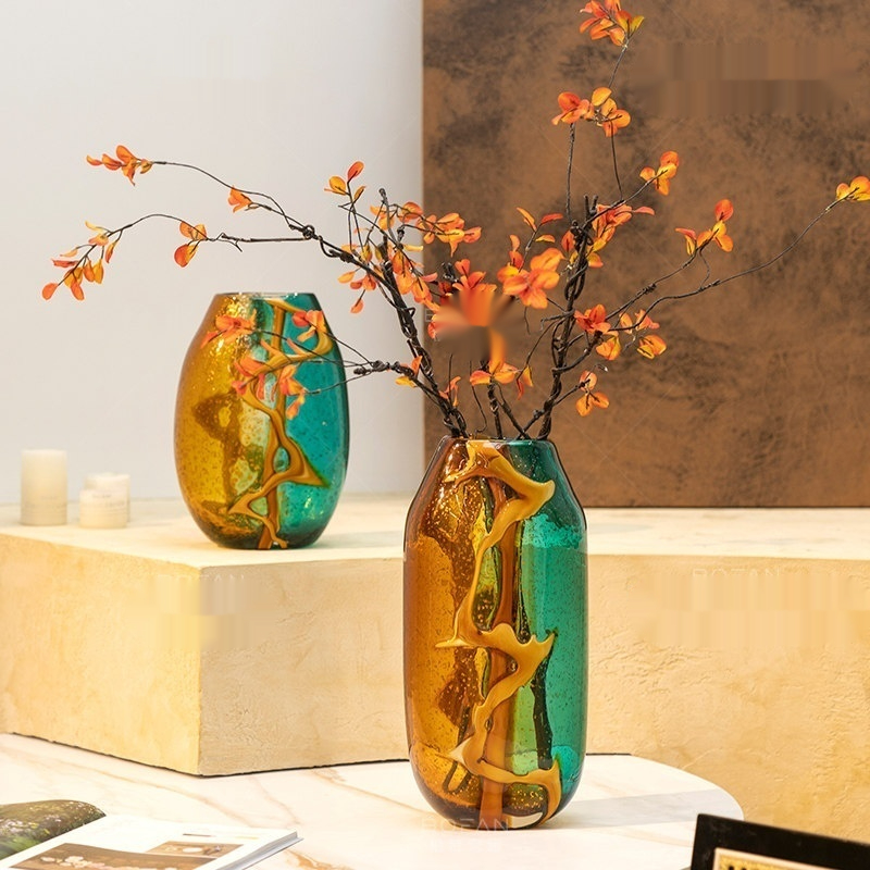 Affordable Luxury Glass Flower Vase With A Sophisticated High-end Vibe