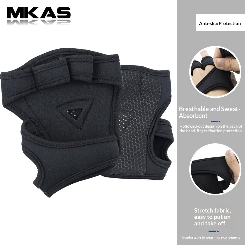 Fitness Weightlifting Gloves For Iron Training Non-slip Blister-resistant And Breathable 4