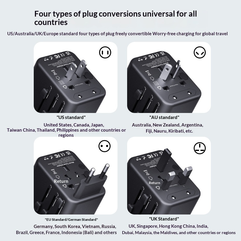 Travel Multi-function Power Adaptersocket