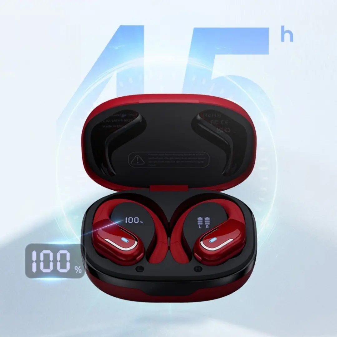 New Tech Noise-canceling Stereo Wireless Ear-hook Gaming Headset