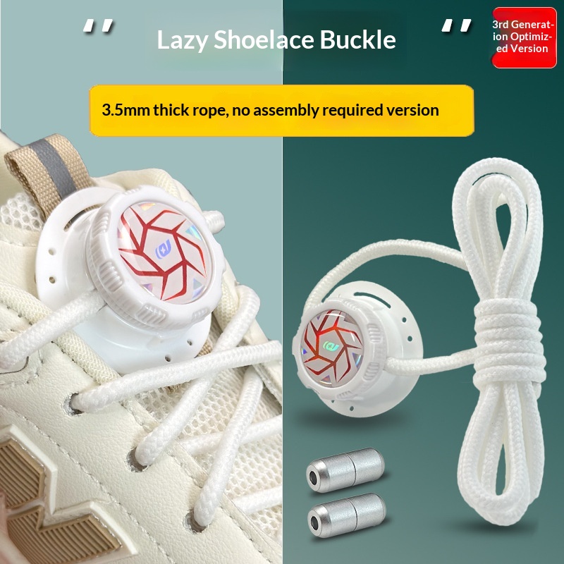 Rotating No-installation Shoelaces For Lazy People