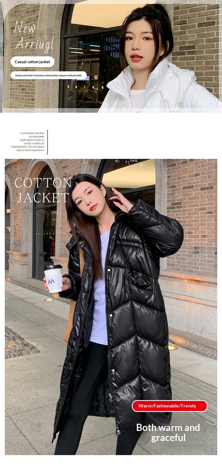 Womens Knee-length Hooded Relaxed-fit Cotton Coat 70fce2d5 F016 459e 8d46 9395a7d7cdc0 Trans