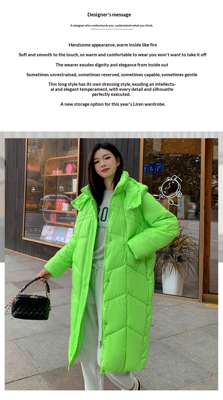 Womens Knee-length Hooded Relaxed-fit Cotton Coat D6a43d12 590f 4f14 8dea 697dae210c9e Trans