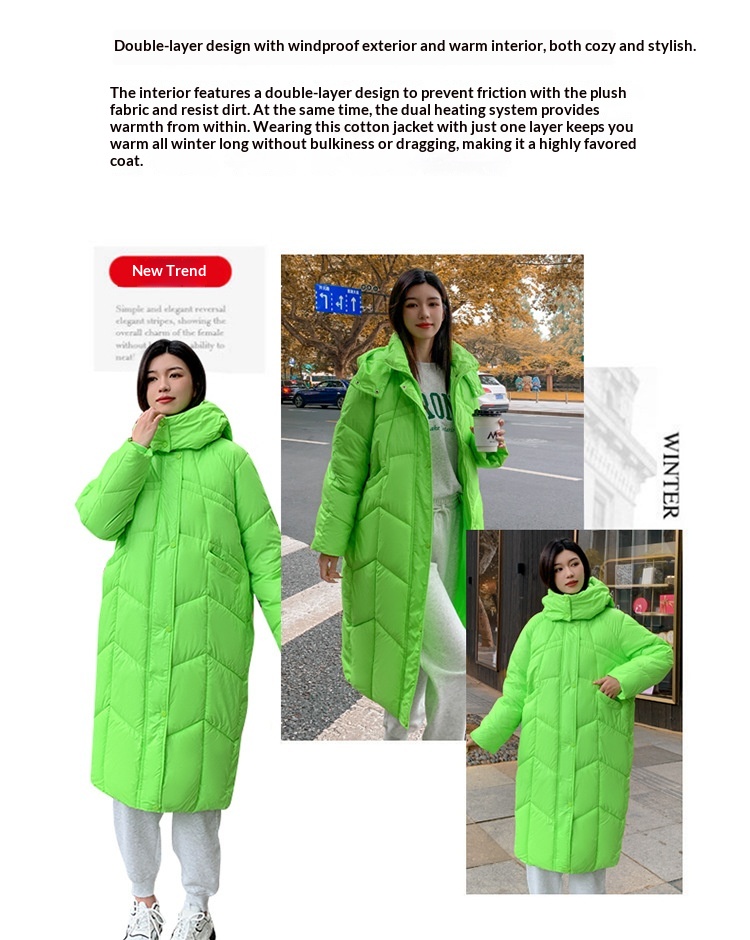 Womens Knee-length Hooded Relaxed-fit Cotton Coat Fba0d730 9cb8 4b57 836e Ac9e294cae02 Trans