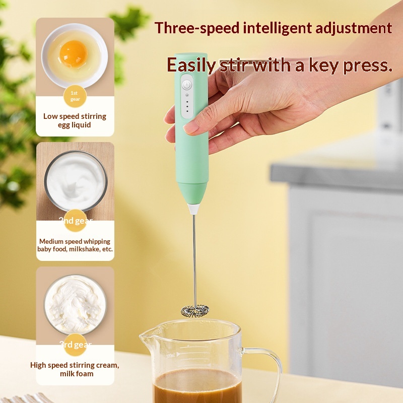 Handheld Electric Milk Frother For Home Use