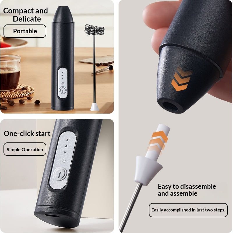 Handheld Electric Milk Frother For Home Use