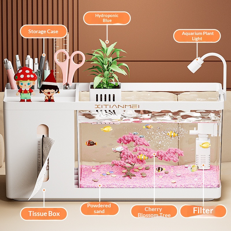 Complete Small-scale Landscaping Ecosystem Aquarium Set 2