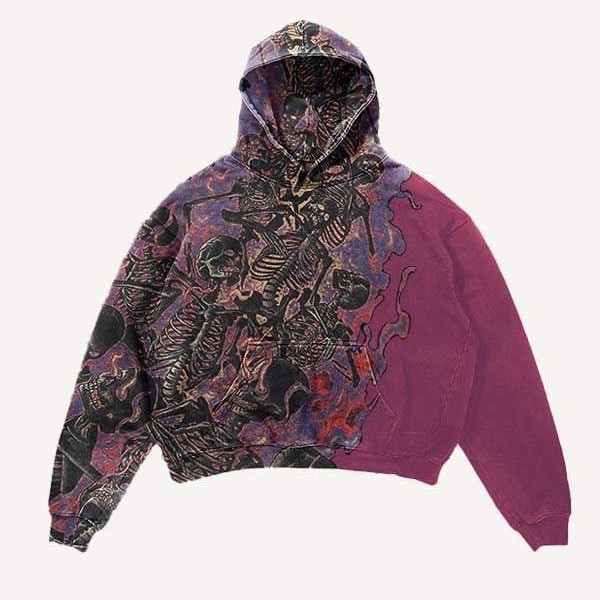 Fashion Casual Printed Polyester Sweater