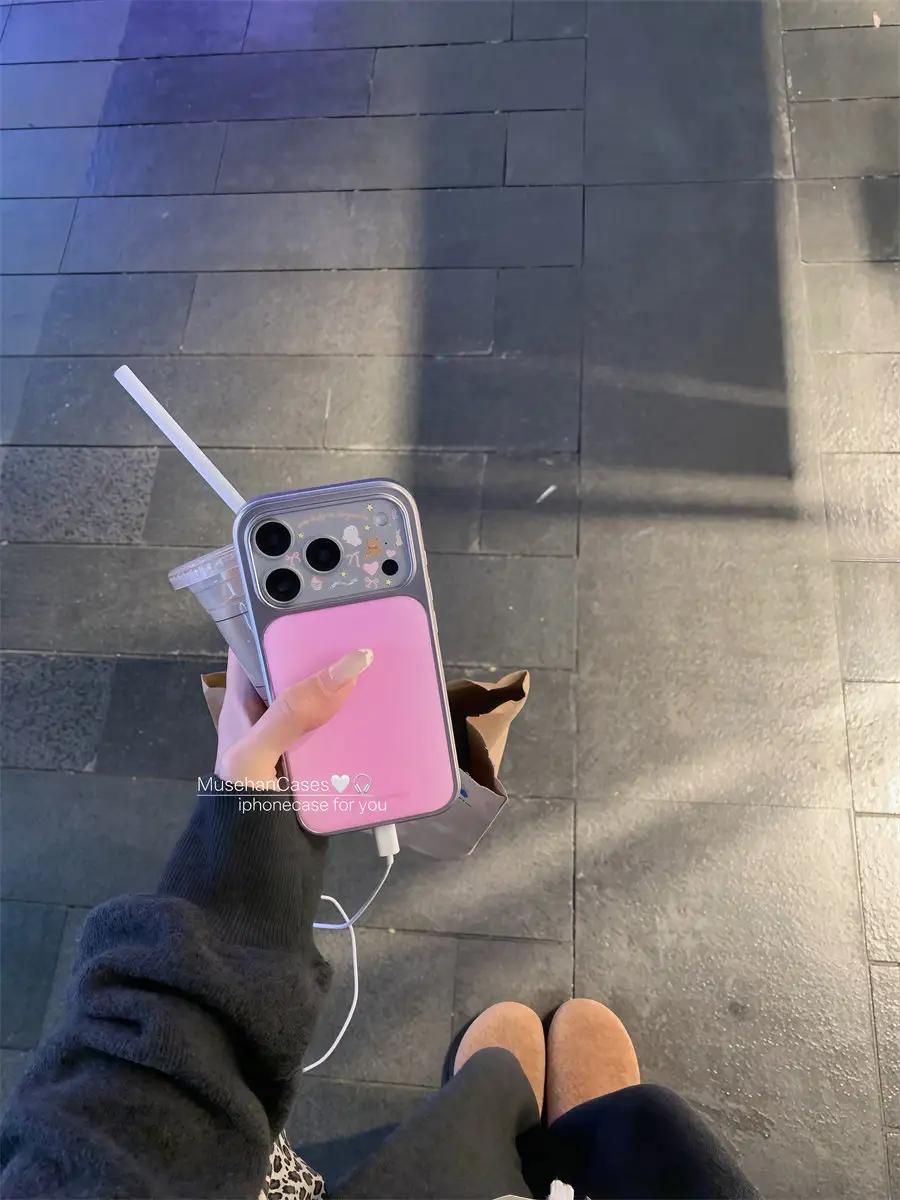 Korean-style Instagram-inspired Minimalist And Sweet Phone Case For Girls