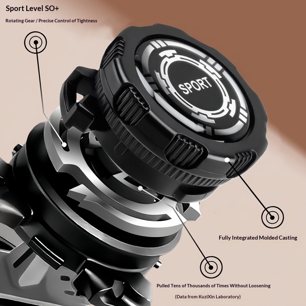 Rotating Button Shoelaces For Lazy People No Need To Tie Shoe Buckle Fastener