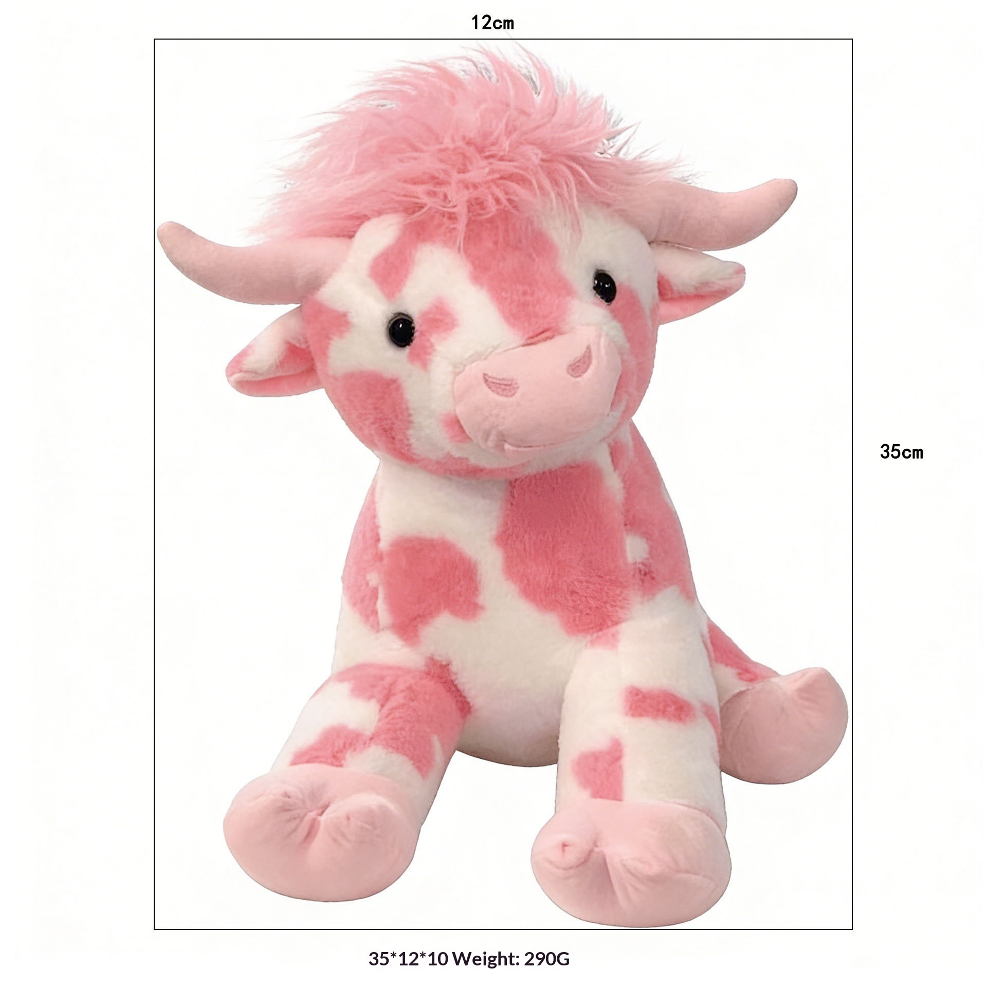 Highland Cow Plush Toy Doll