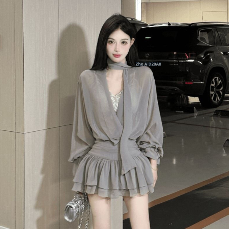 Obscure Pure And Seductive Style Dress For Women