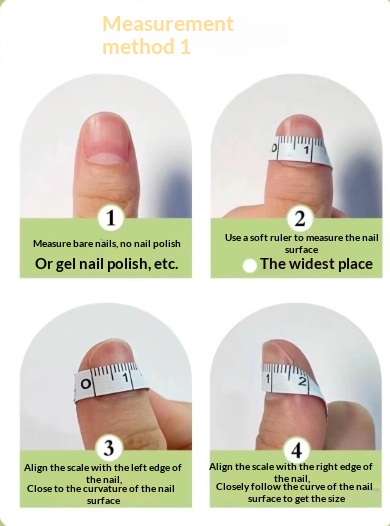 Handmade Adorable Cartoon-style Short Round Nail Stickers For Girlsremovable And Easy To Wear