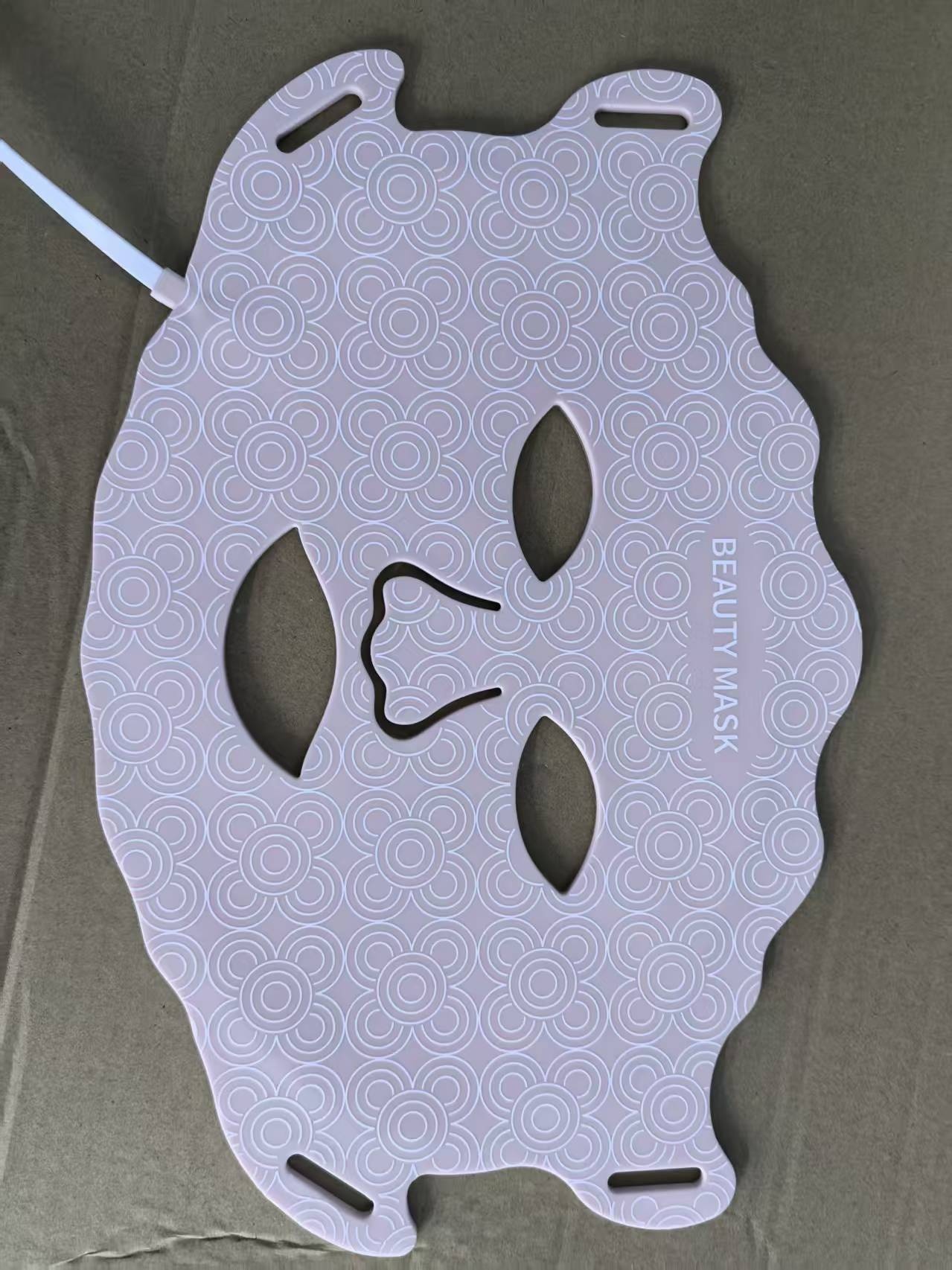 Red Light LED Facial Photon Rejuvenation Device With Silicone Beauty Mask