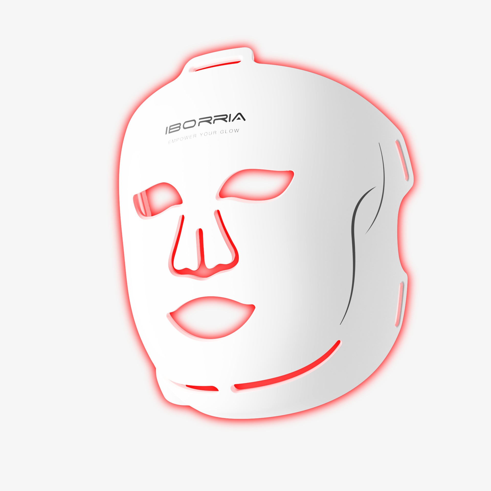 Silicone LED Red Light Photon Skin Rejuvenation Phototherapy Facial Beauty Device