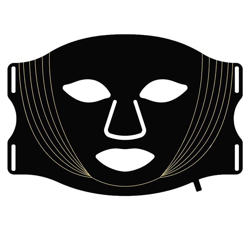 Household Silicone Red-light LED Photon Facial Beauty Mask For The Face