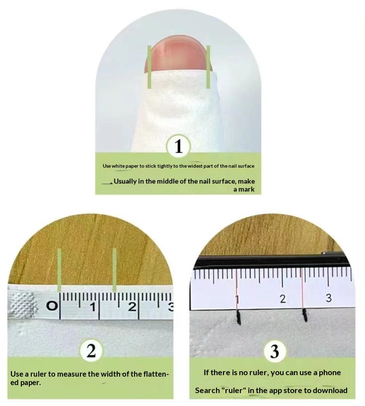 Handmade Adorable Cartoon-style Short Round Nail Stickers For Girlsremovable And Easy To Wear