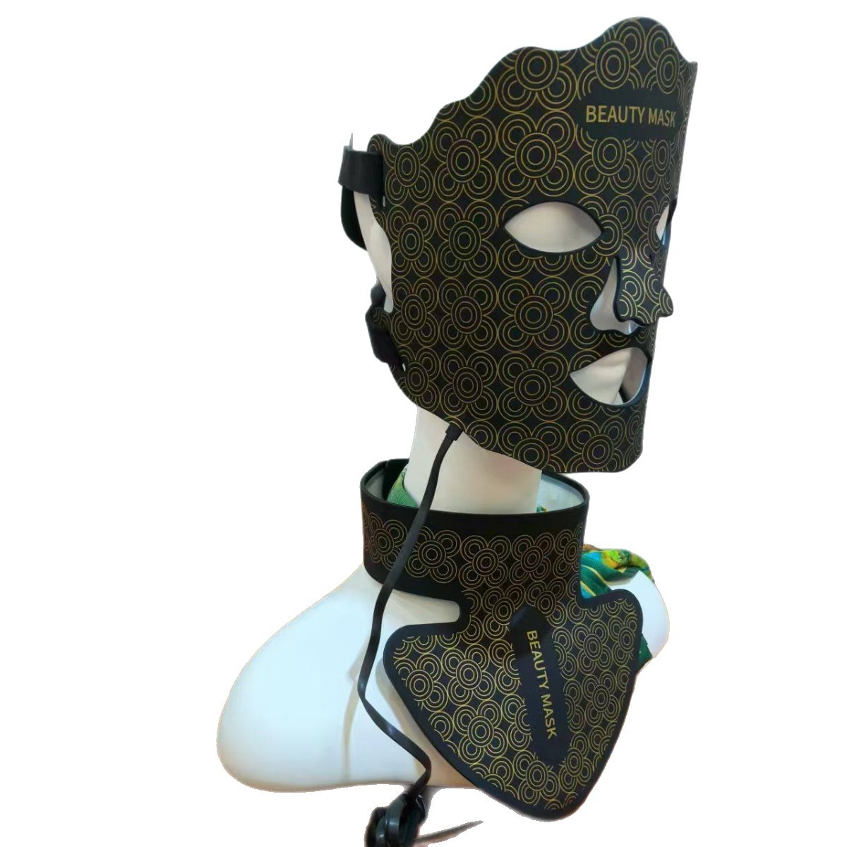 Red Light LED Facial Photon Rejuvenation Device With Silicone Beauty Mask