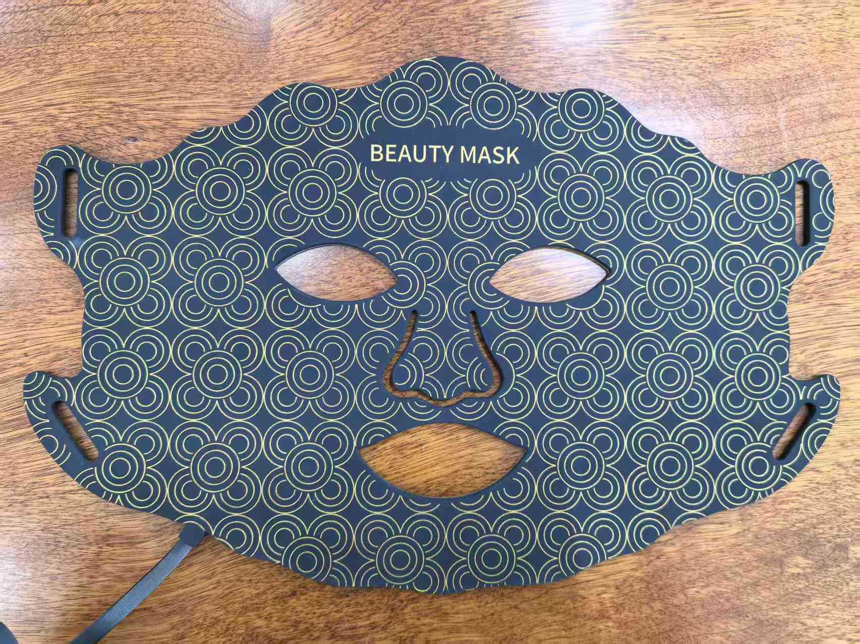 Red Light LED Facial Photon Rejuvenation Device With Silicone Beauty Mask