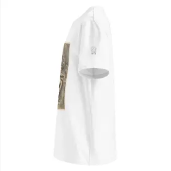 Mens Solid-color Printed Cultural Shirt