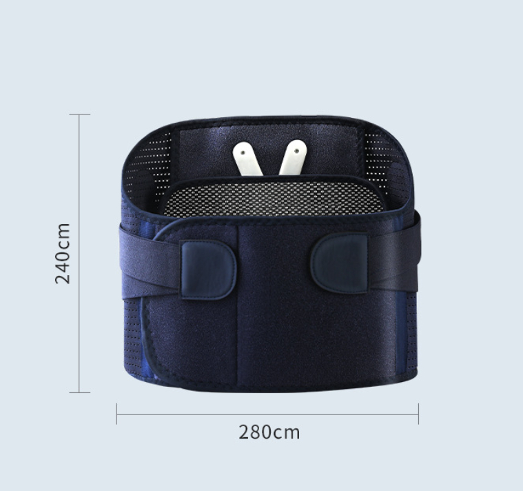 Heated Multifunctional Vibrating Graphene Heating Waist Support With Elastic Massage Features