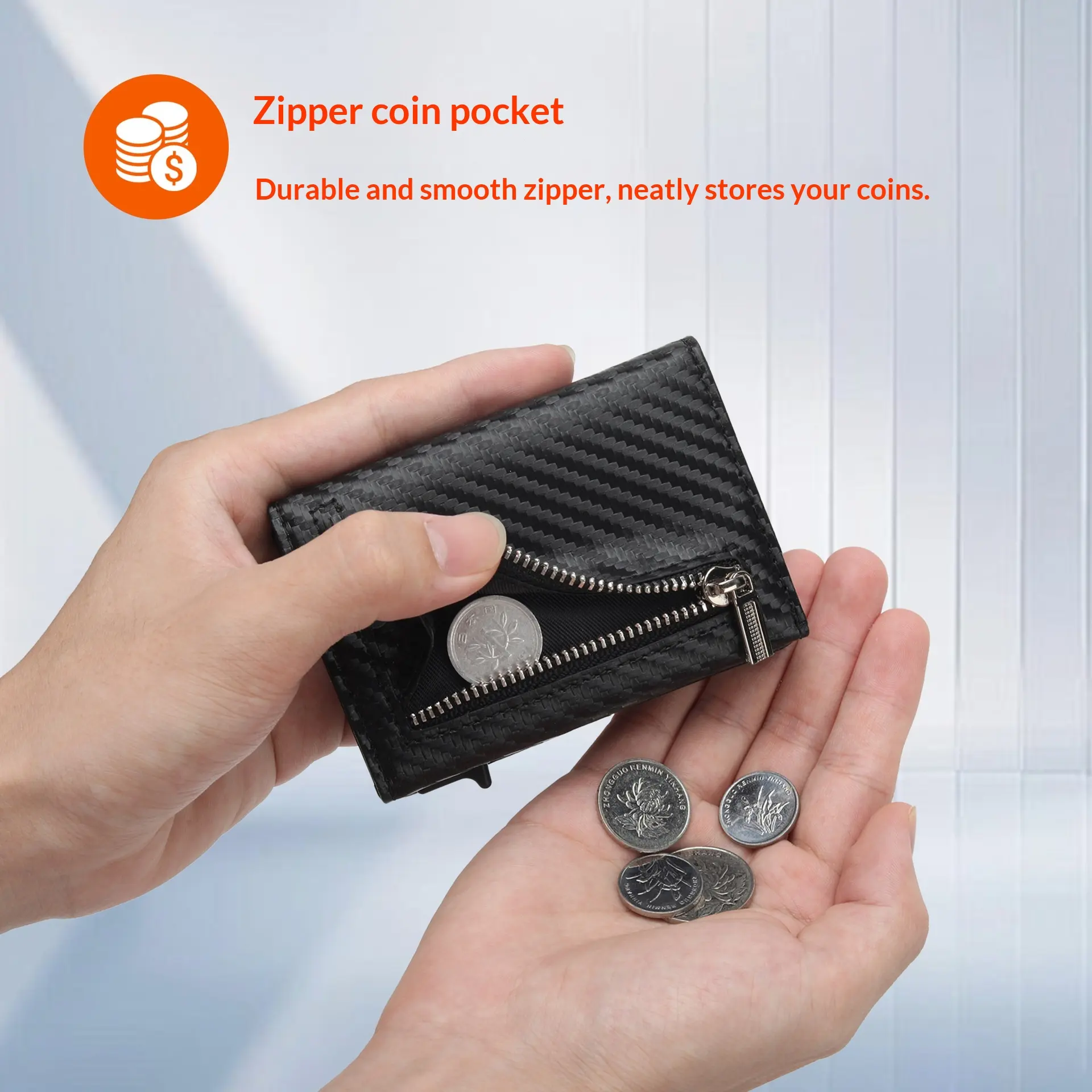 Three-fold Multi-functional Leather Wallet