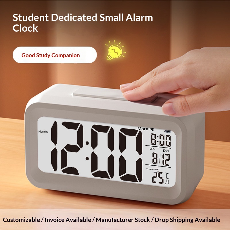 Electronic Alarm Clock For Students Perfect The Bedside Or Desk - Image 1