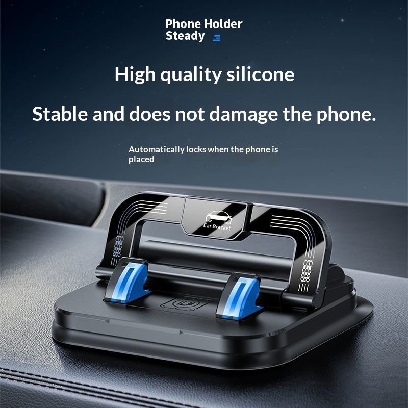 Support téléphone voiture avec carte de stationnement pivotant 360° 2