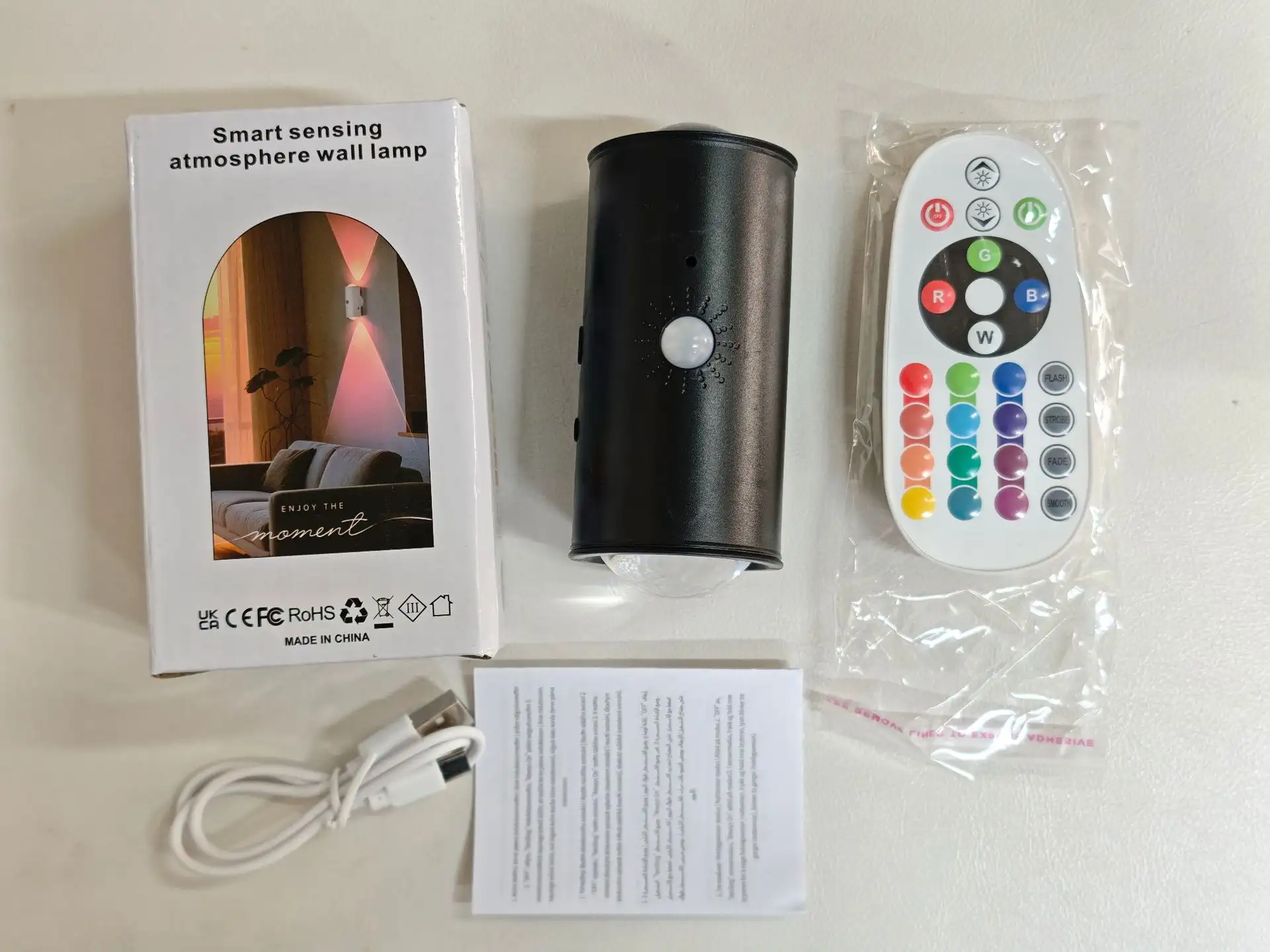 Smart Human-Body Sensing Magnetic Charging Spotlight
