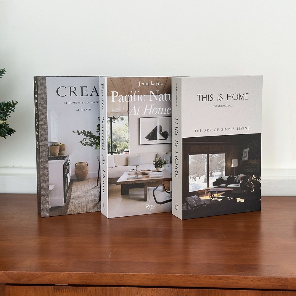 Minimalist Nordic Home Decor Faux Book Ornament