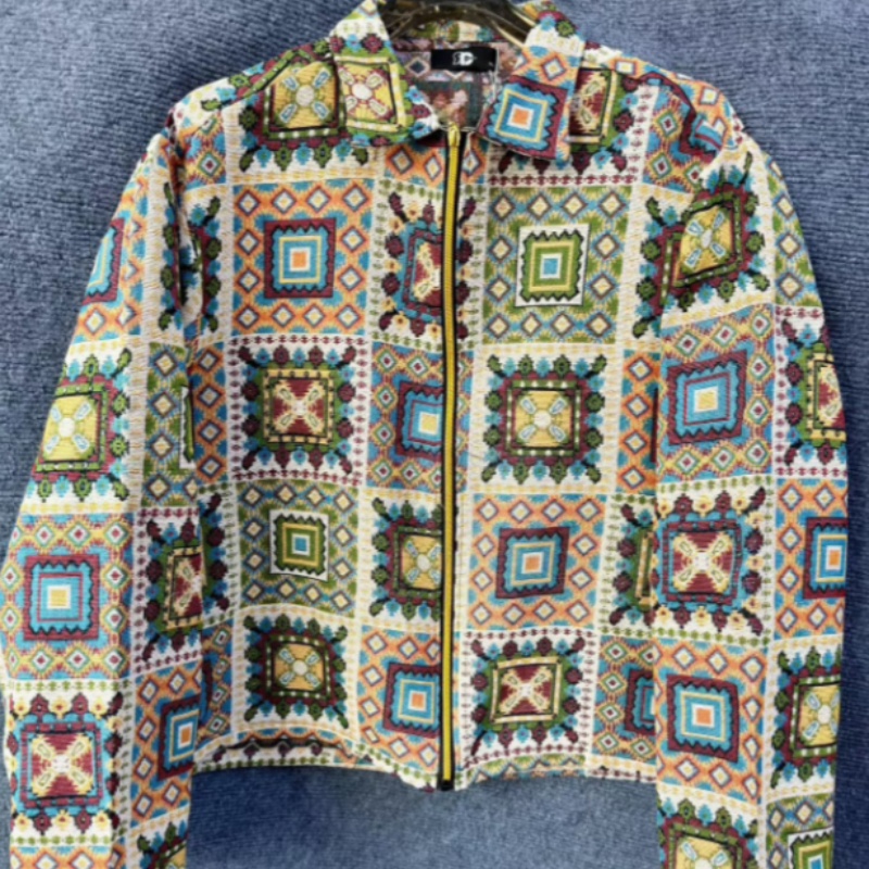 Casual Printed Long-sleeved Shirt