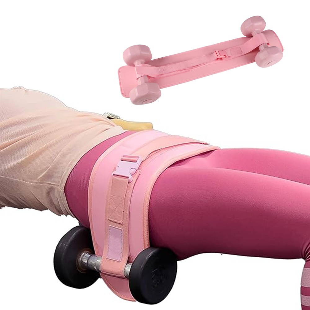 Yoga Dumbbell Waist And Glute Bridge Assist Band With Anti-slip Design