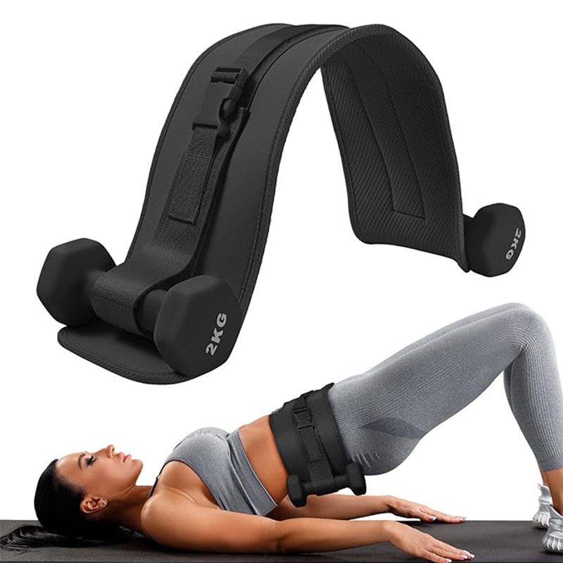 Yoga Dumbbell Waist And Glute Bridge Assist Band With Anti-slip Design