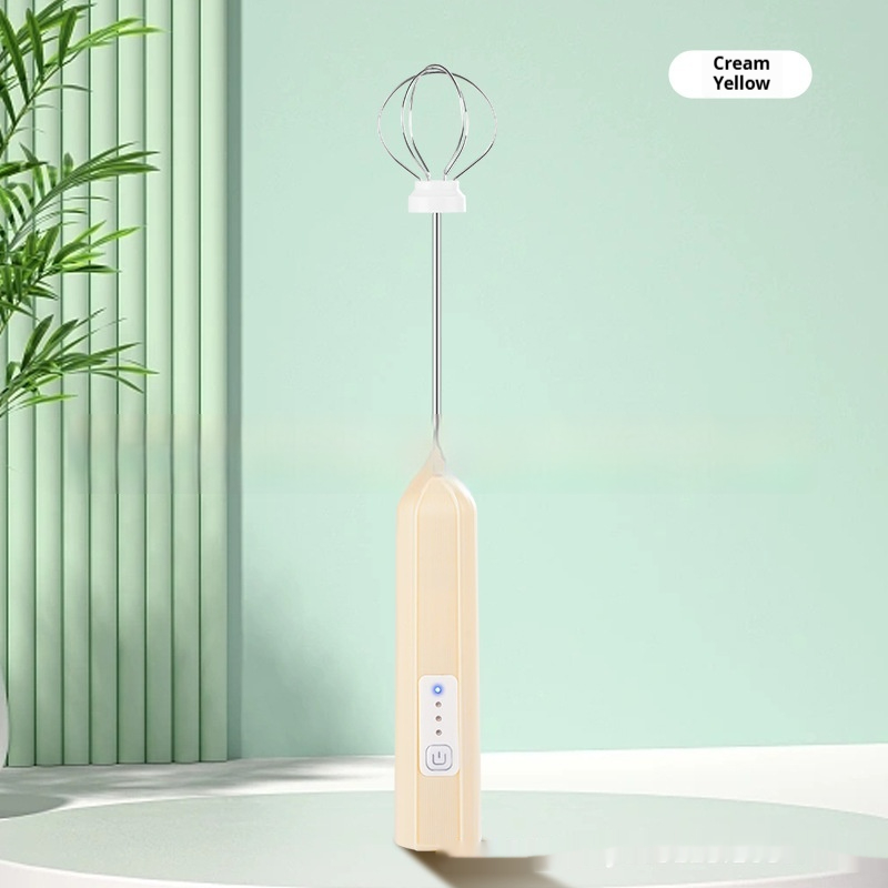 Electric Milk Frother Household Handheld Egg Beater