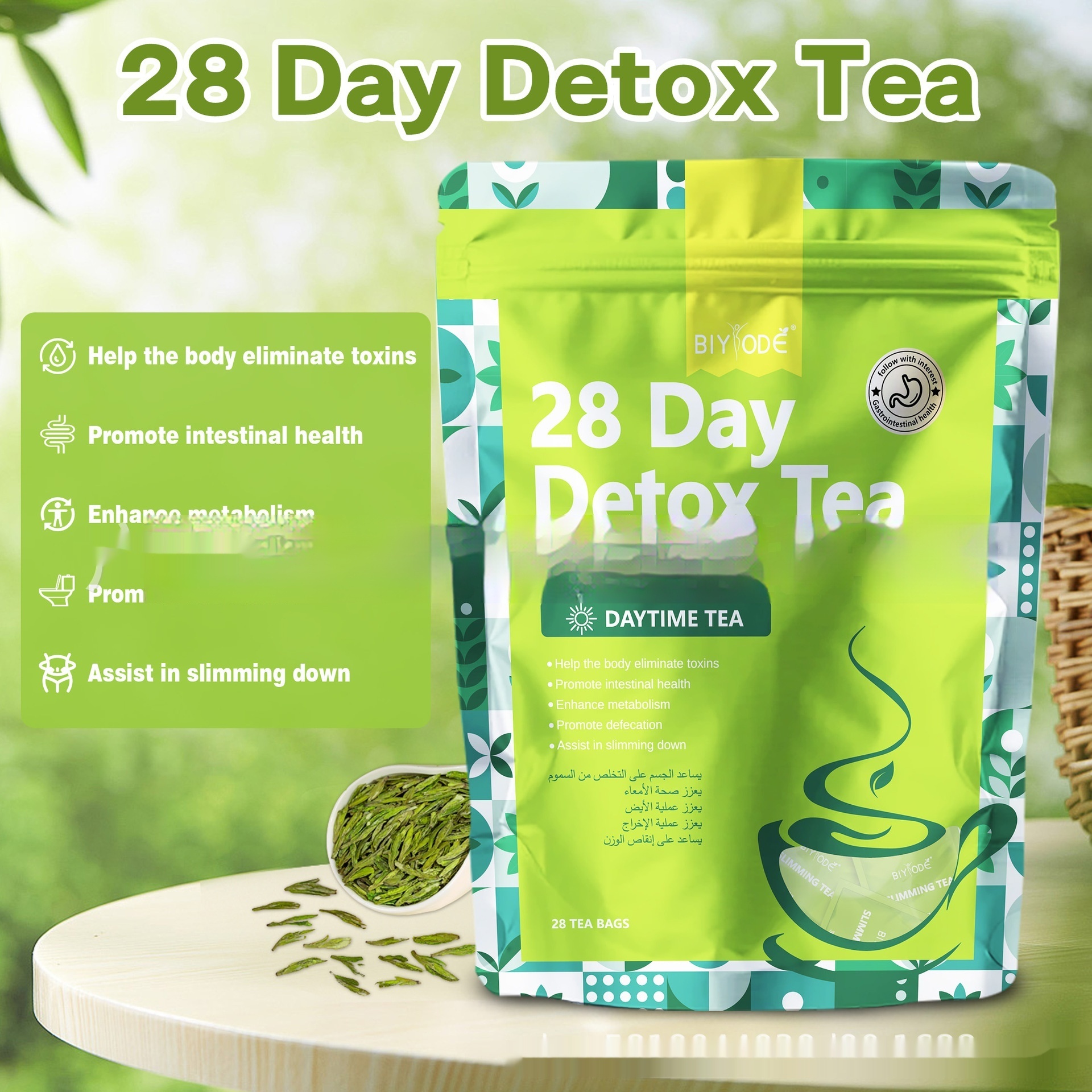 28-day Detox Slimming Tea To Boost Metabolism And Cleanse The Bowels