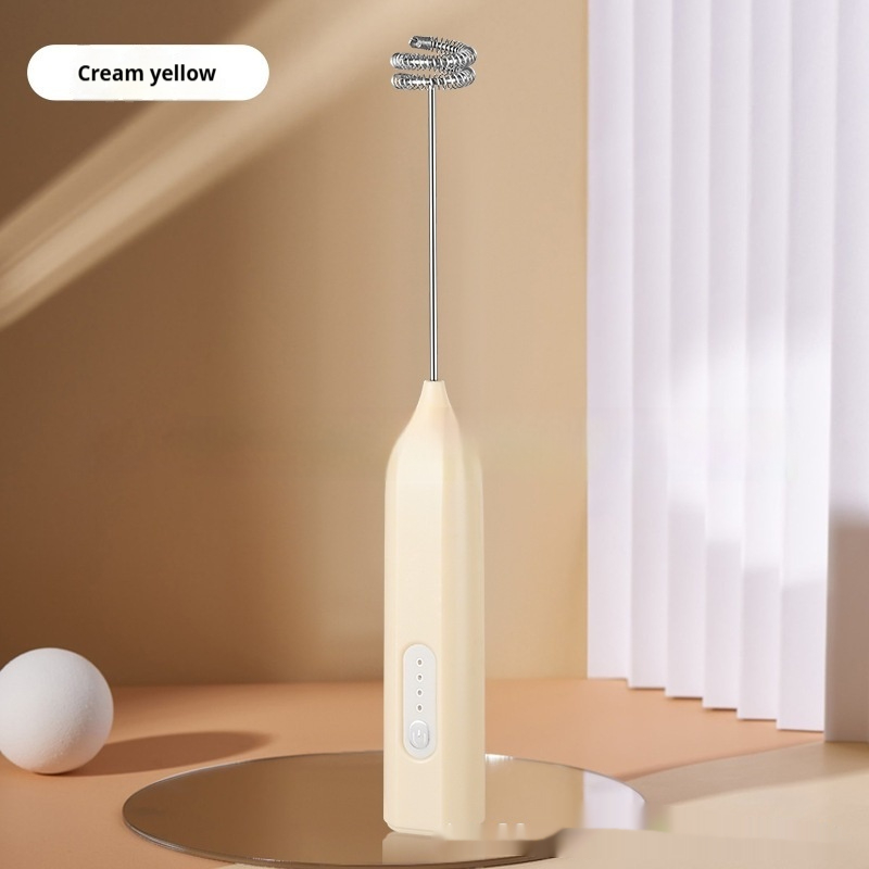 Electric Milk Frother Household Handheld Egg Beater