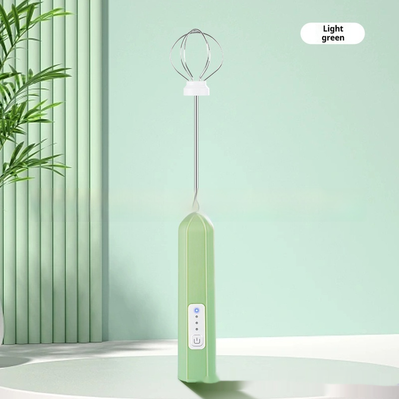 Electric Milk Frother Household Handheld Egg Beater