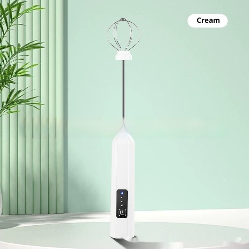 Electric Milk Frother Household Handheld Egg Beater
