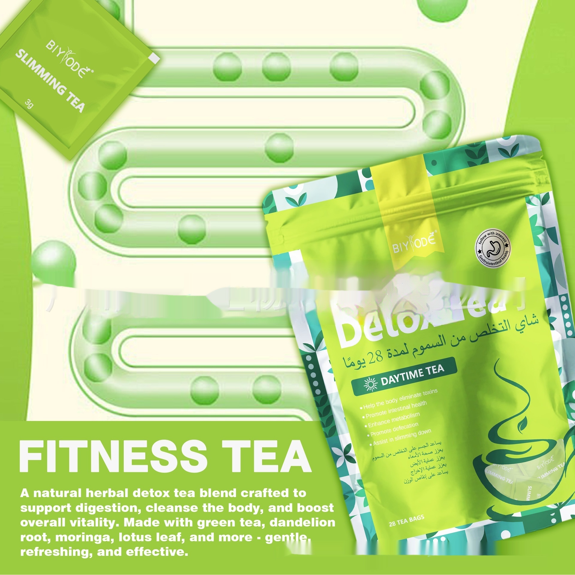 28-day Detox Slimming Tea To Boost Metabolism And Cleanse The Bowels